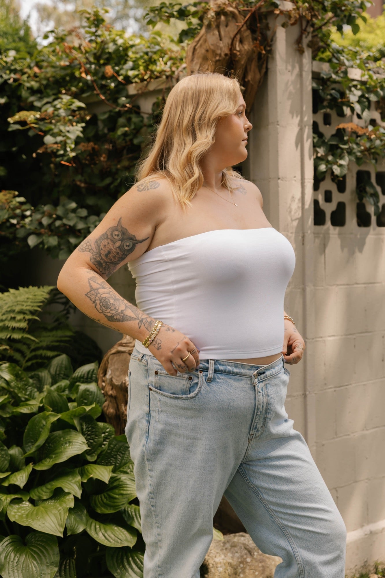 Body Love Tube Top in White