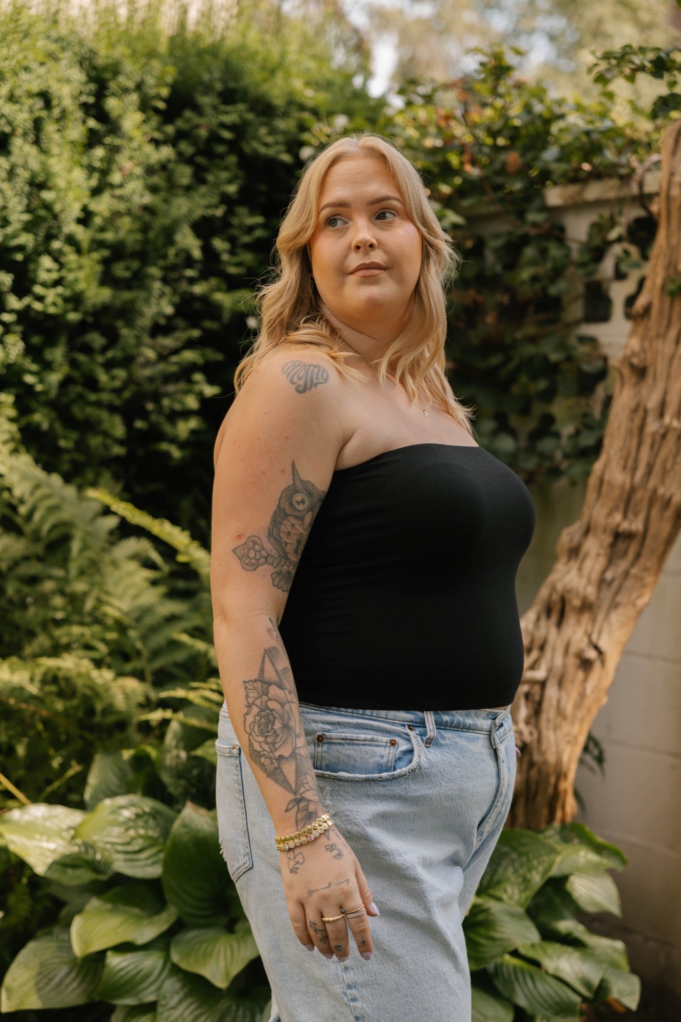 Body Love Tube Top in Midnight Black