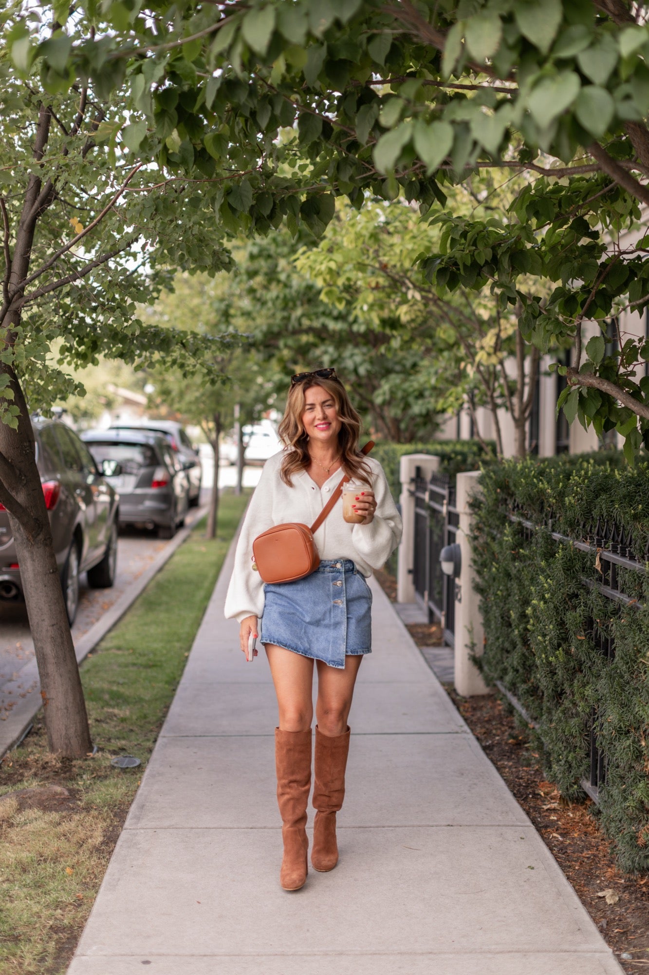 Sweater Weather Short Cardigan in Ivory