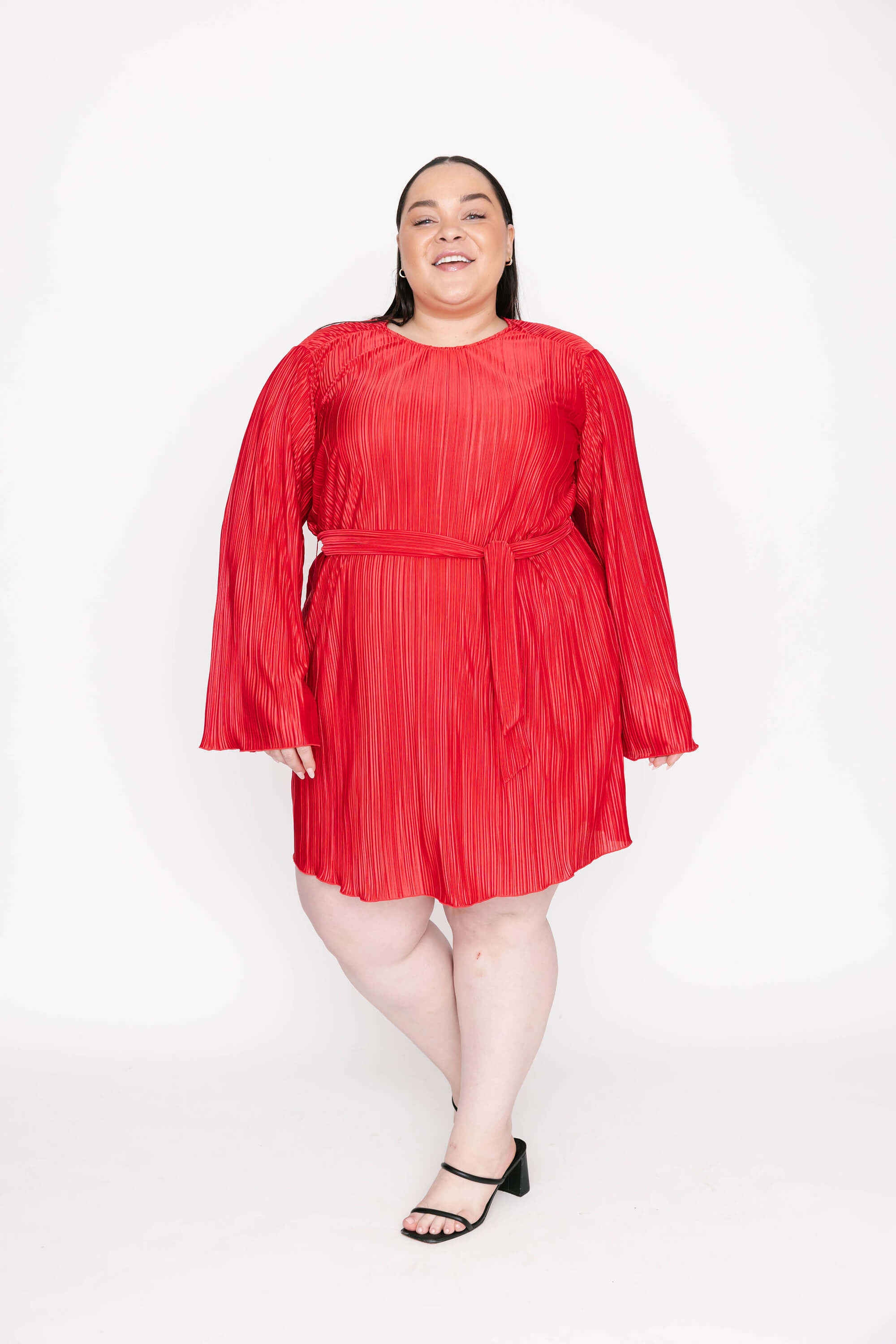 Smash + Tess Tasia Mini Dress in Festive Red