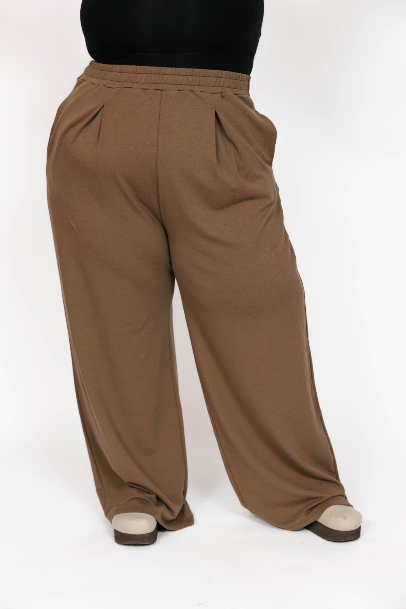 Tate Wide Leg Pants in Cappuccino