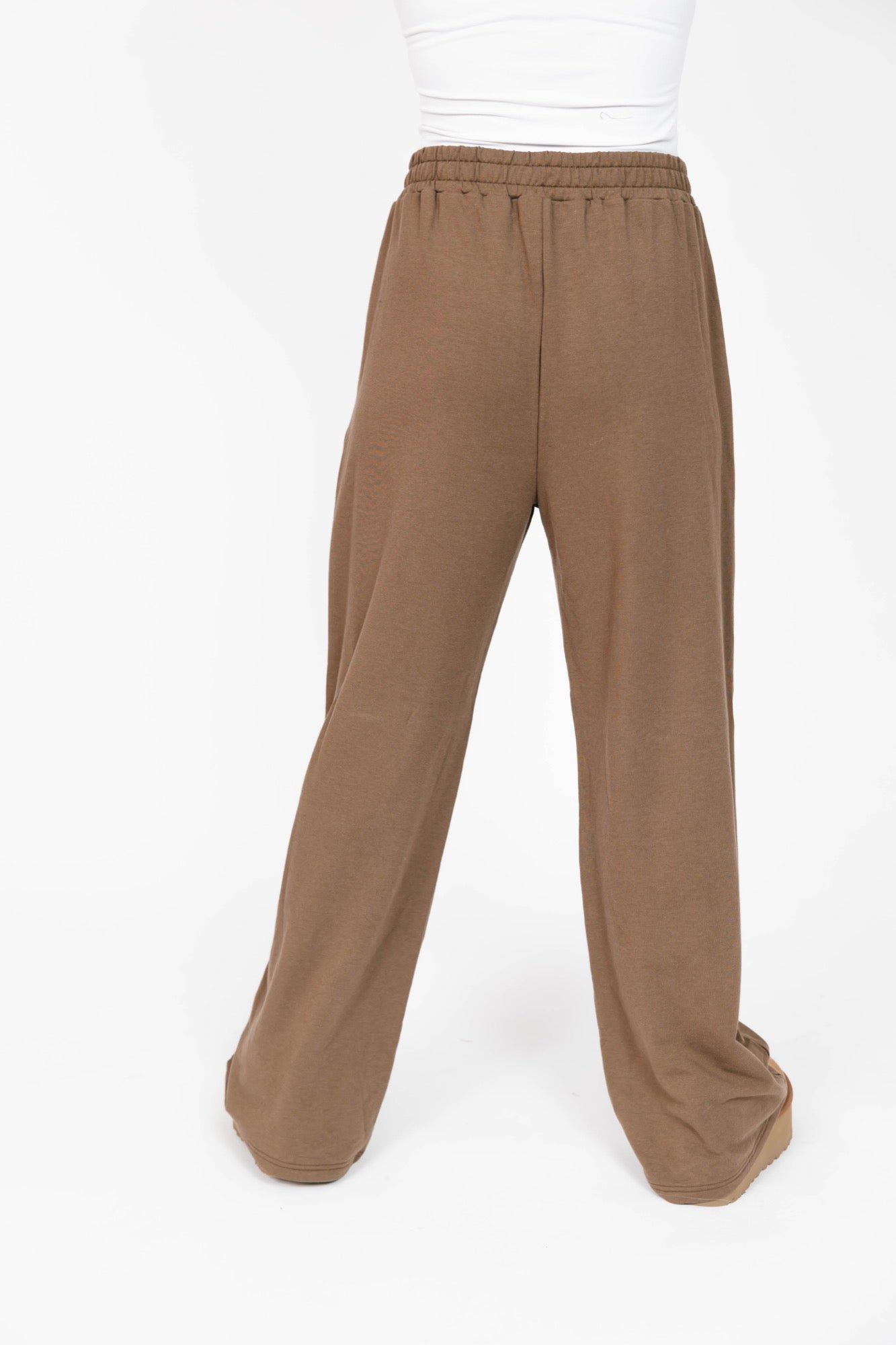 Tate Wide Leg Pants in Cappuccino