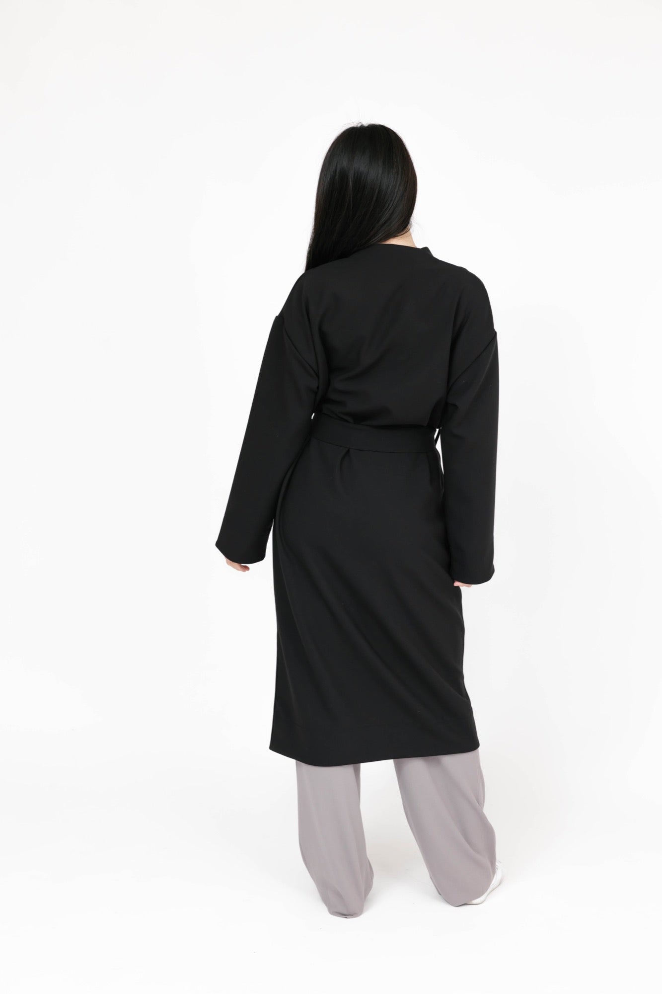 Teresa Trench in Midnight Black