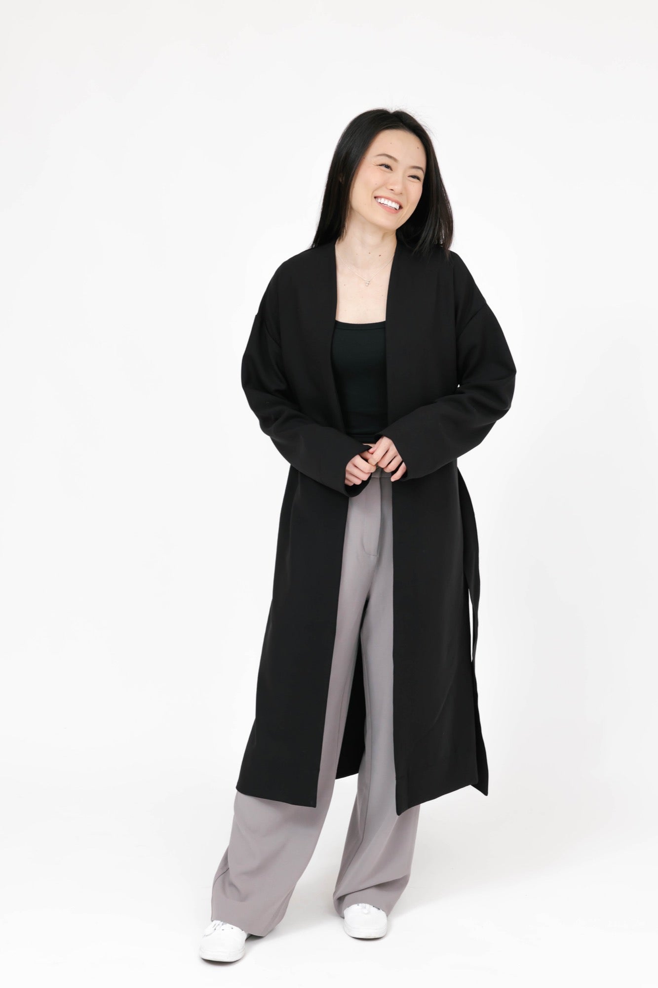 Teresa Trench in Midnight Black