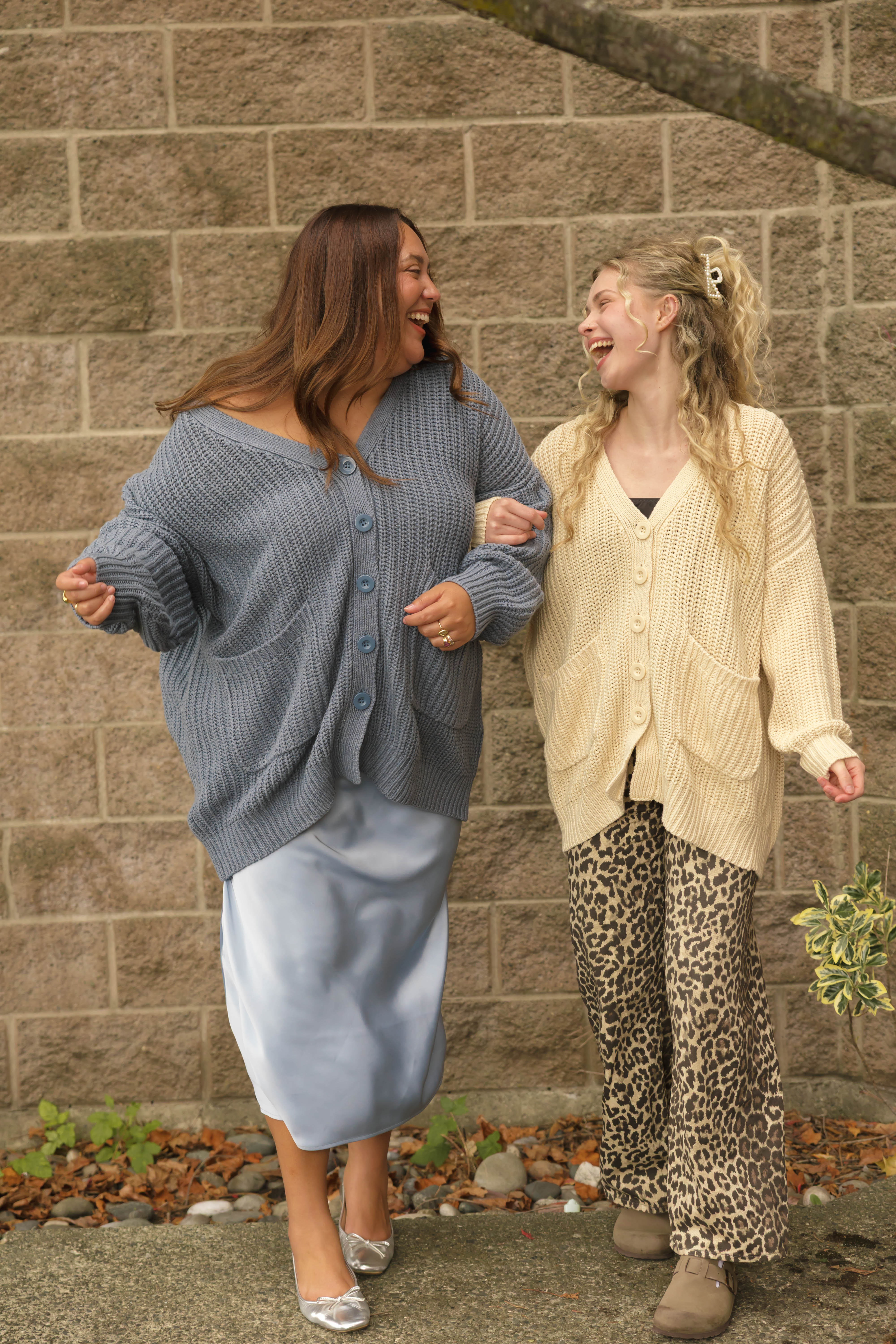 Waverly Cardigan in Oat Beige