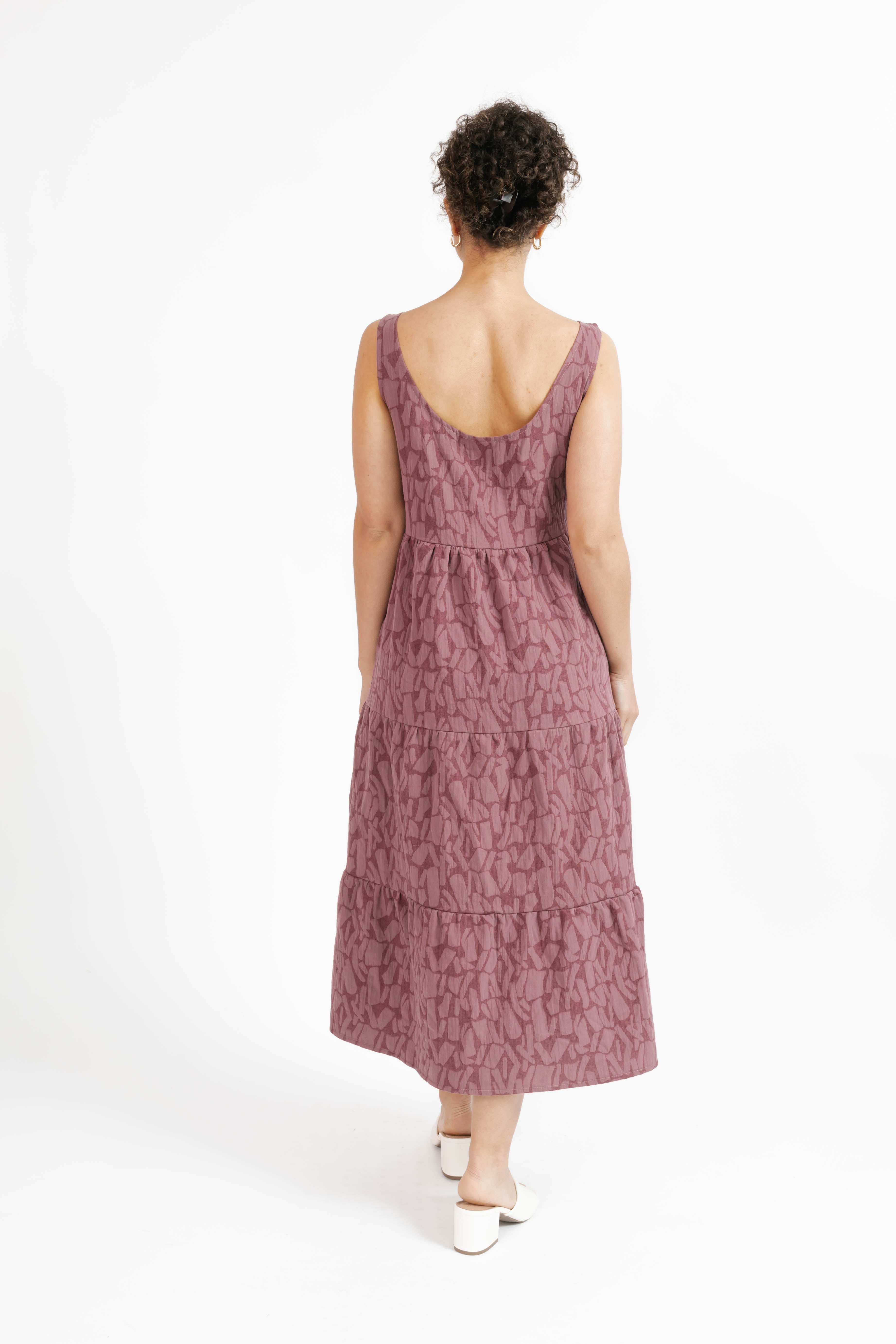 Wesley Dress in Mauve