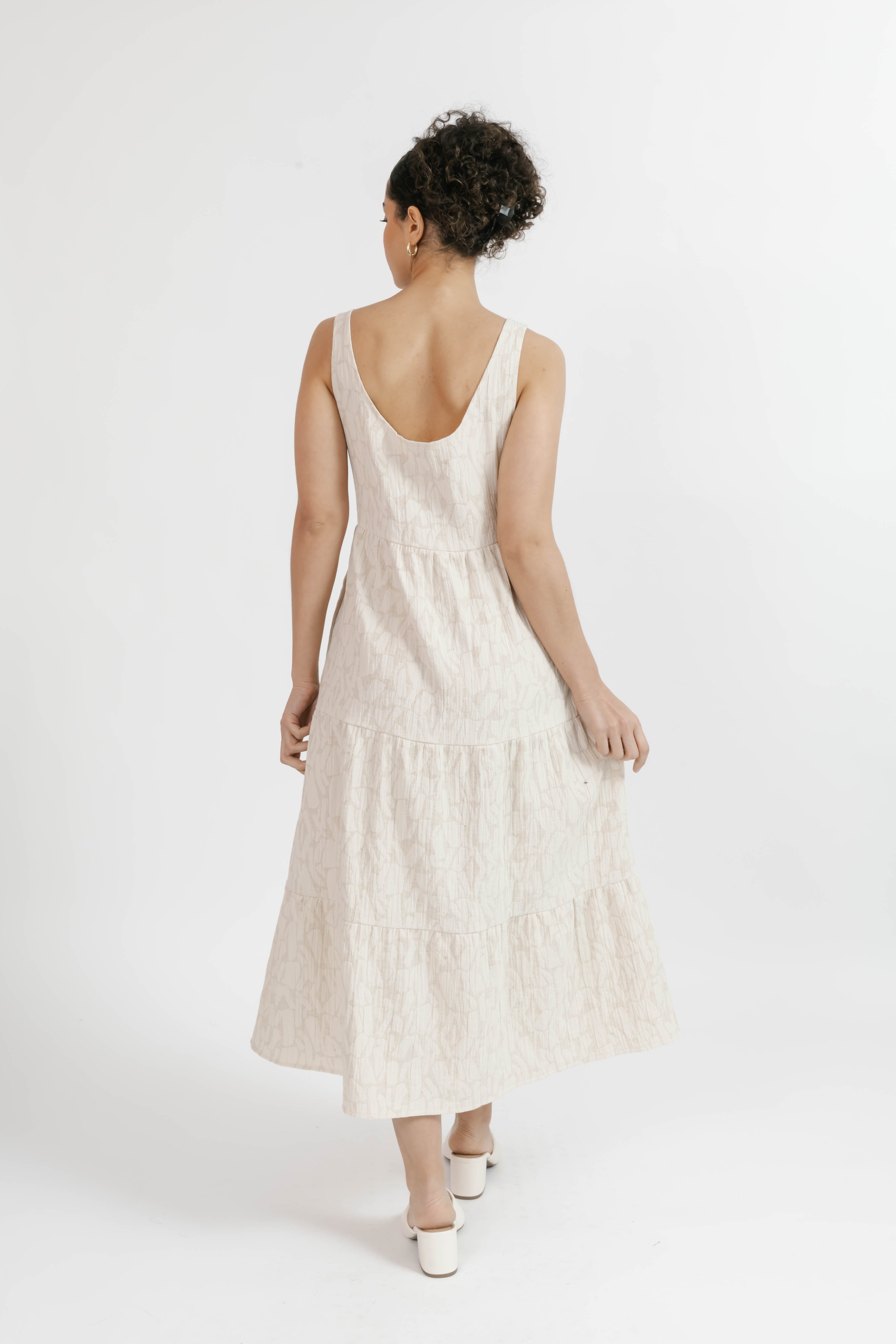 Wesley Dress in Oatmeal