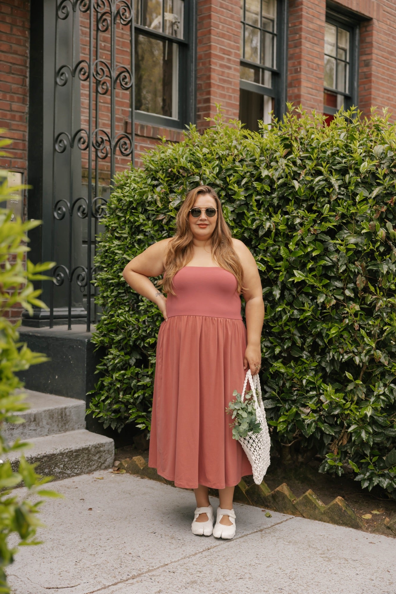 Ari 2-in-1 Dress + Skirt in Dusty Rose