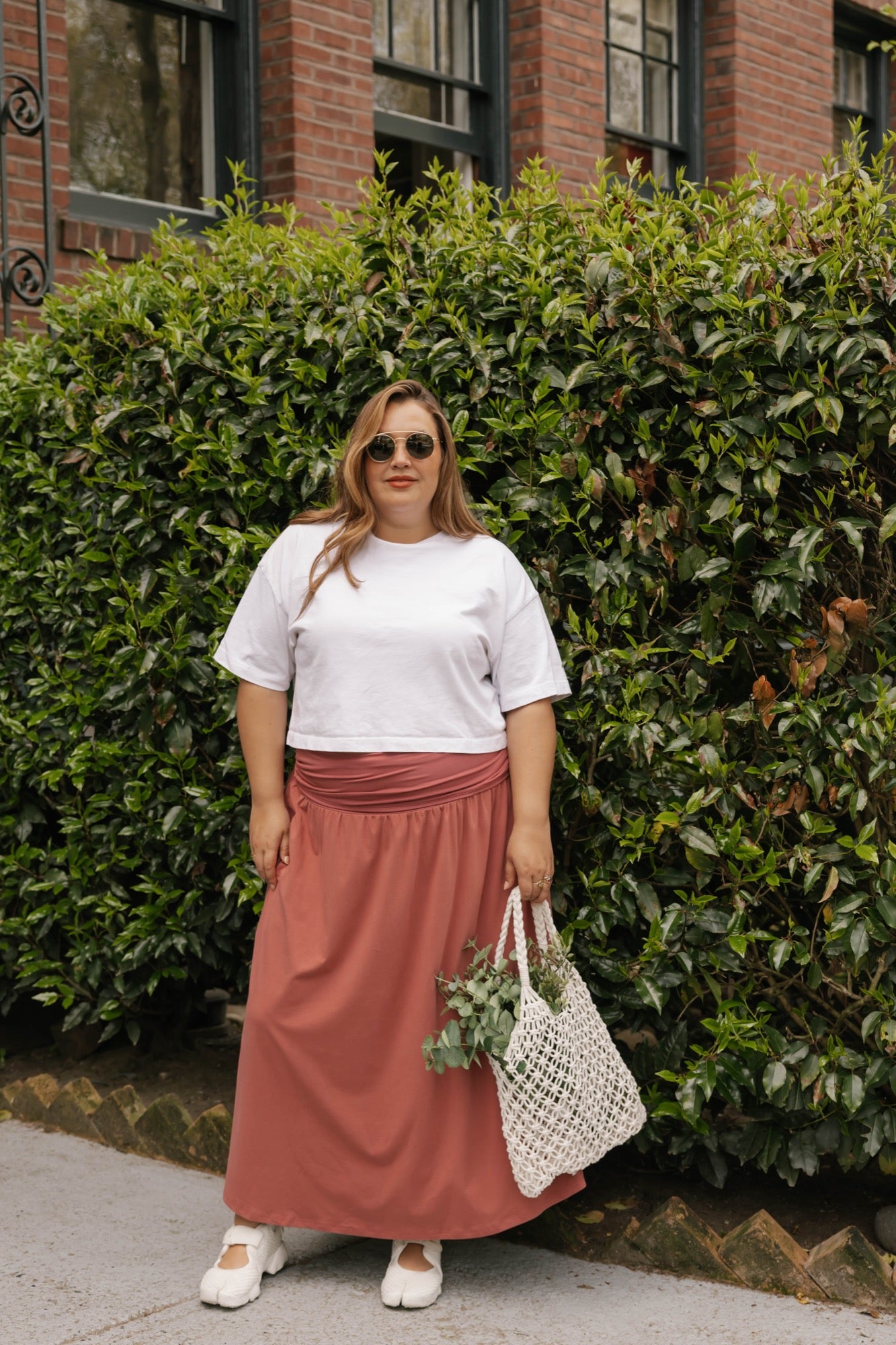 Ari 2-in-1 Dress + Skirt in Dusty Rose