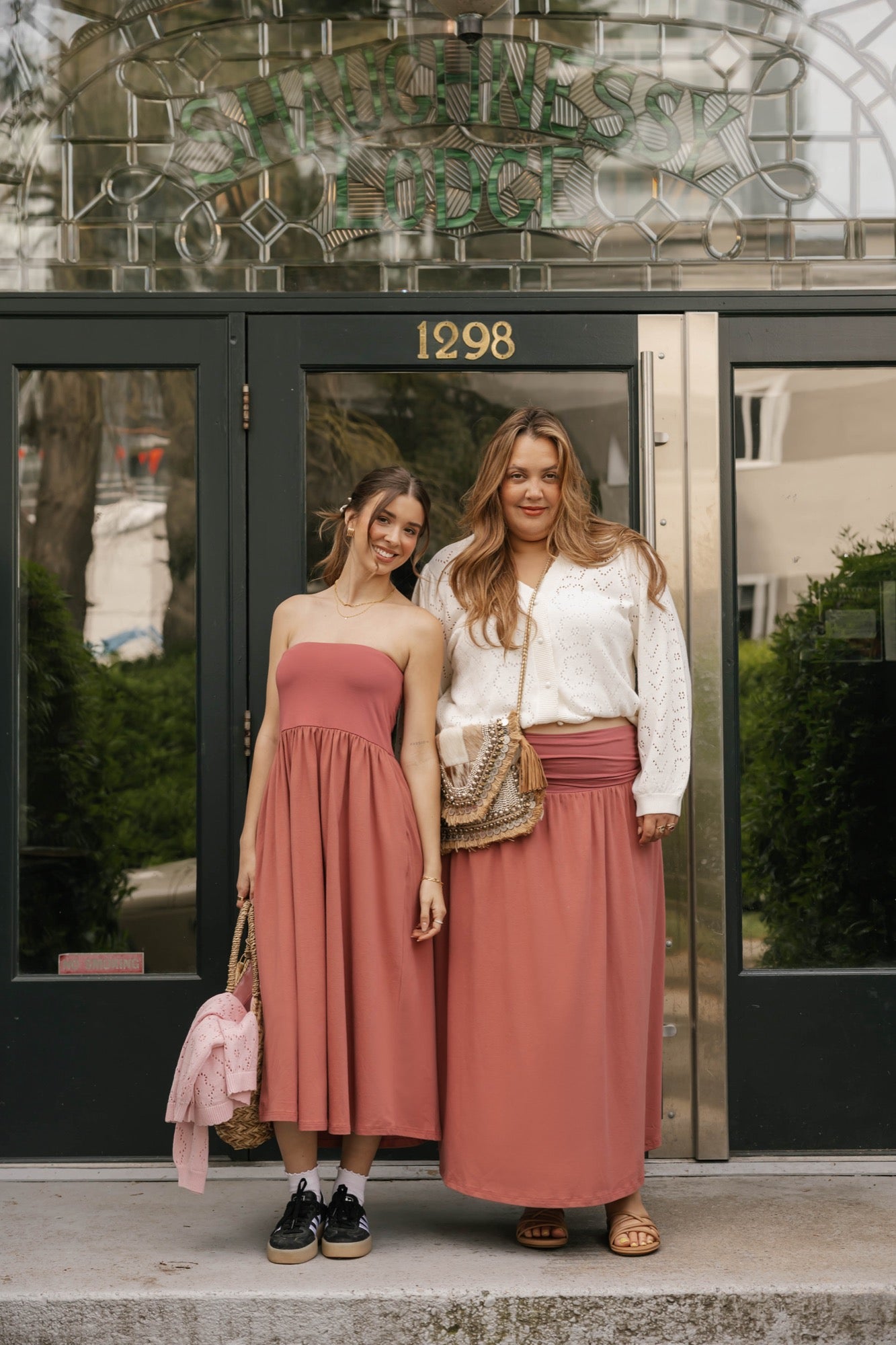 Ari 2-in-1 Dress + Skirt in Dusty Rose