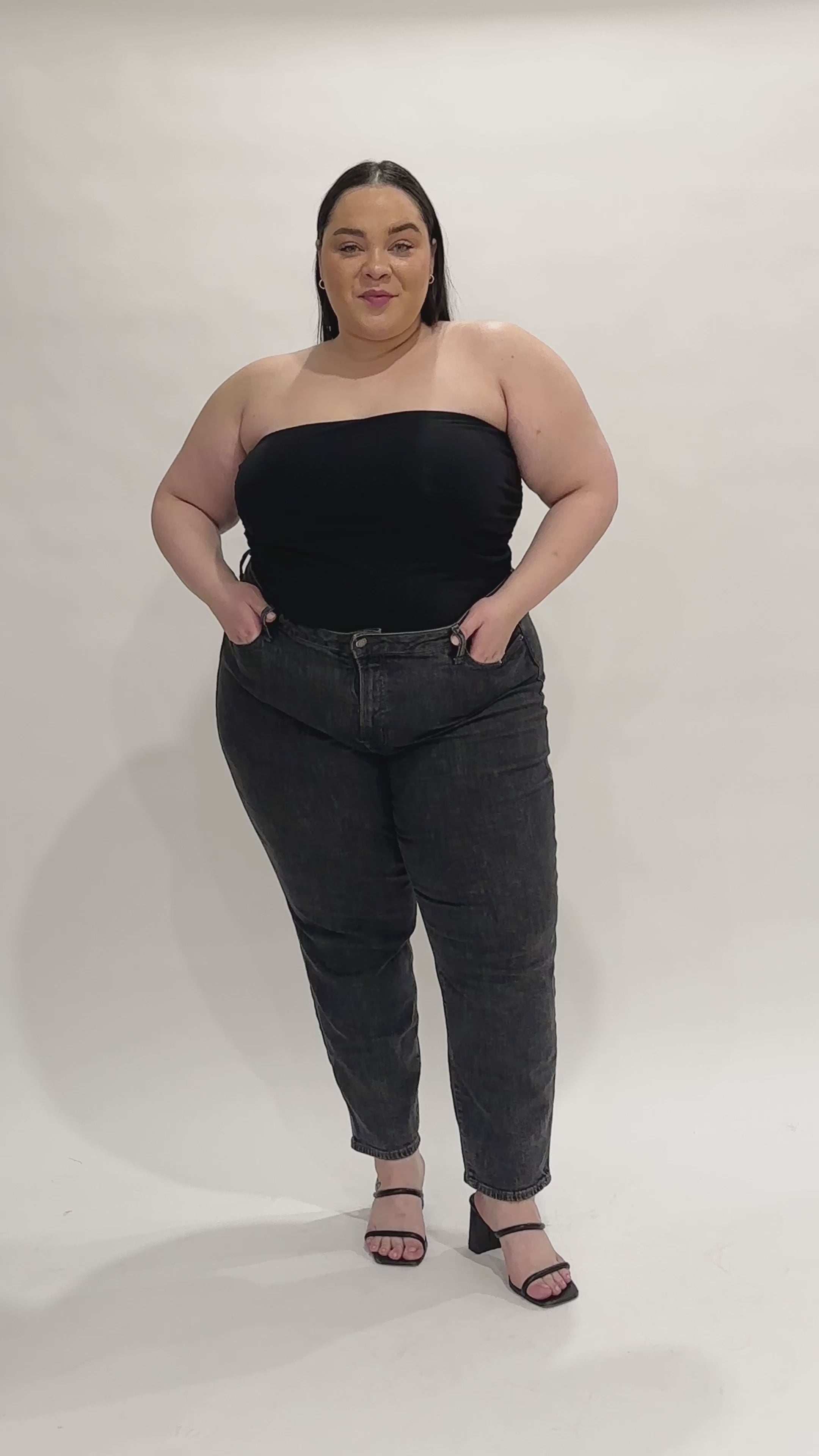 Billie Tube Top in Midnight Black – Smash + Tess